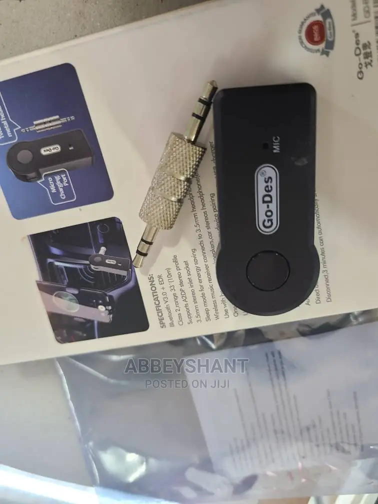 Aux Car Bluetooth/ Wireless Audio Receiver