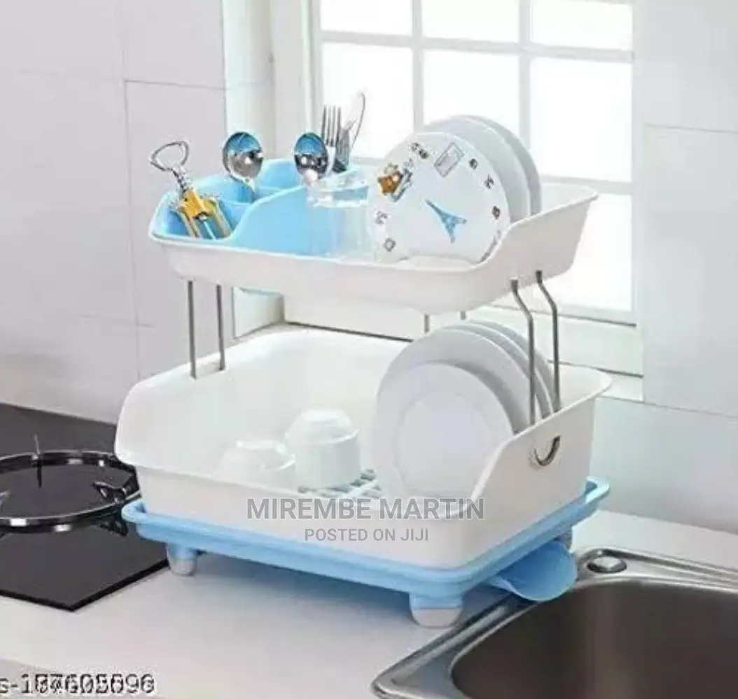 2 Layer Plastic Dish Rack