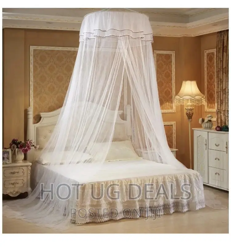 5*6 Round Hanging Mosquito Net - White