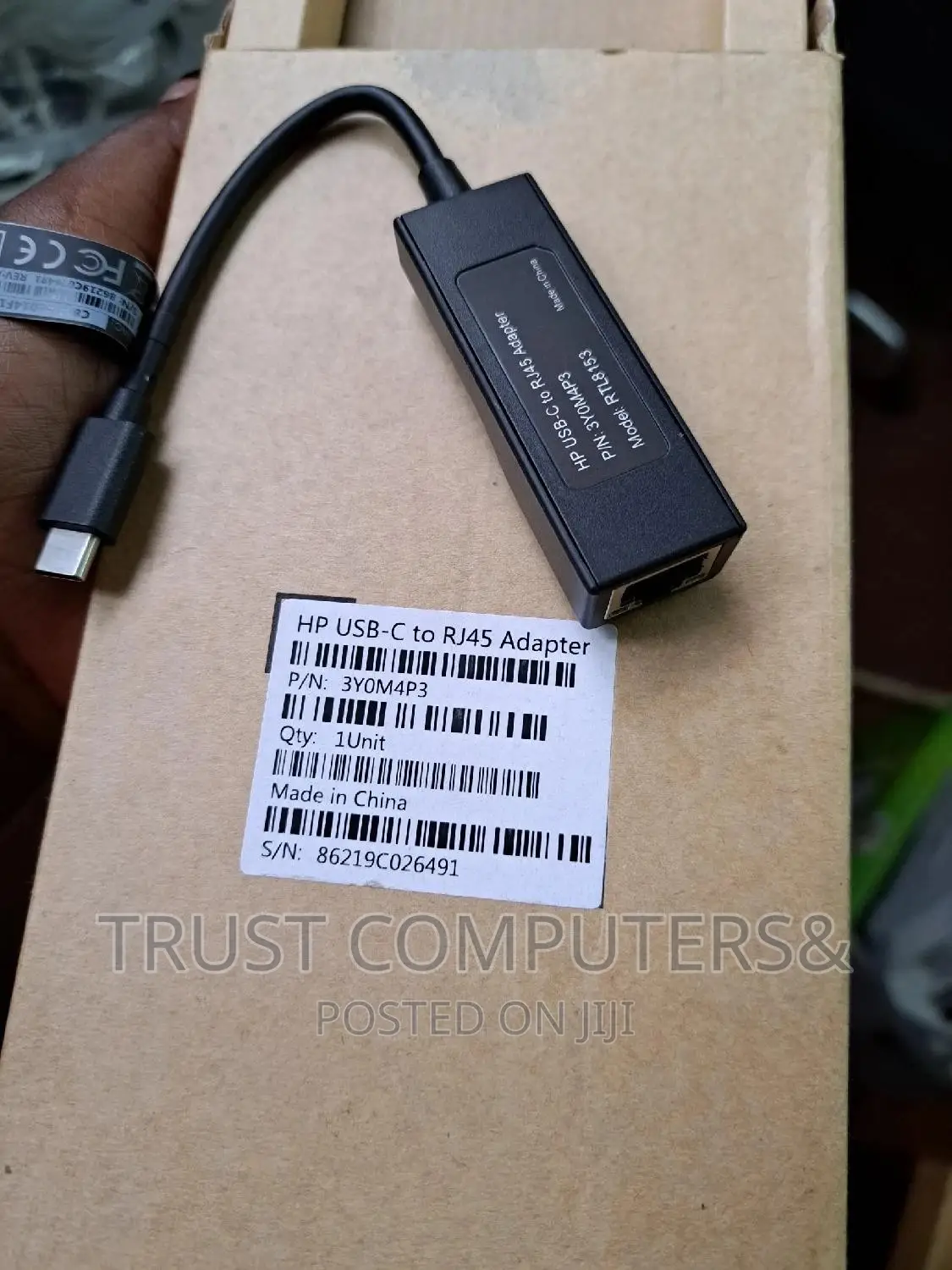 Hp Usb C to Lan,Rj45, Ethernet Original
