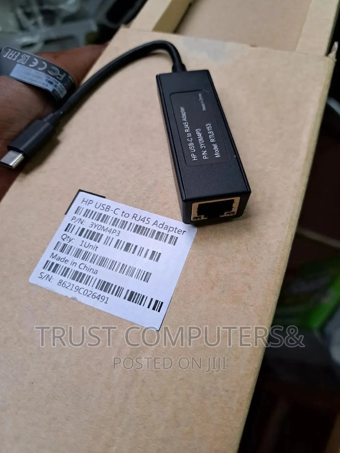 Hp Usb C to Lan,Rj45, Ethernet Original