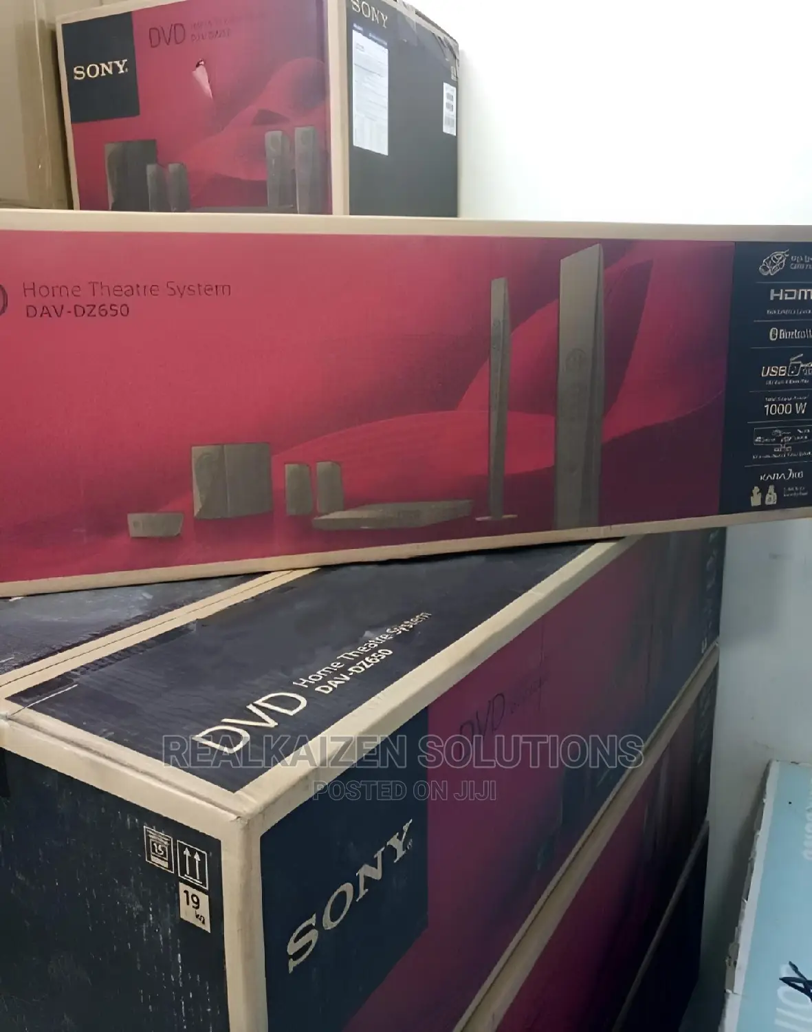SONY 5.1ch Bluetooth DVD Home Theatre System DAV-DZ650
1000w