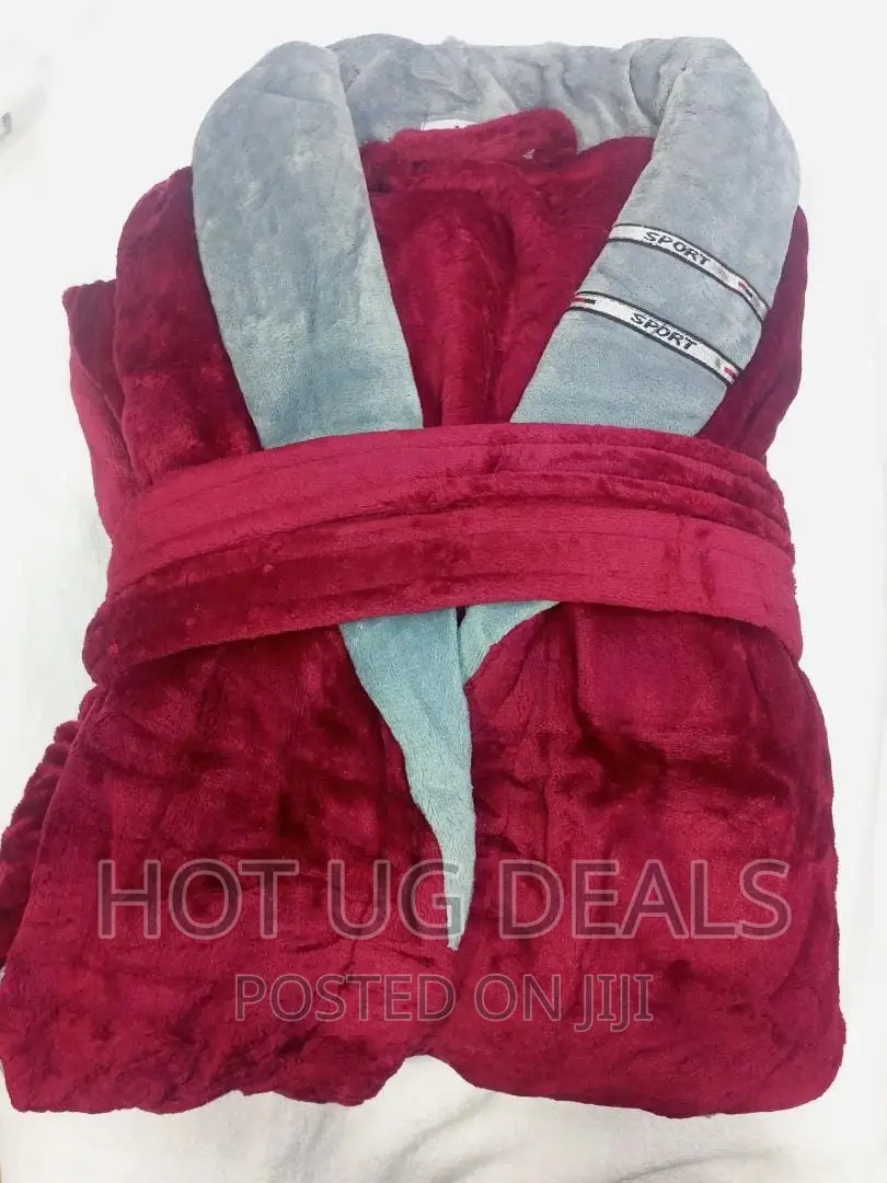 Unisex Cotton Bathrobe With Varying Designs