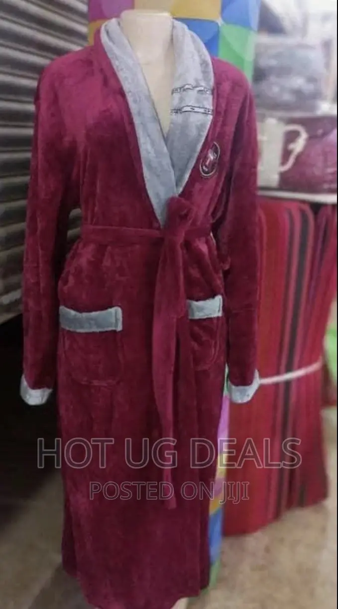 Unisex Cotton Bathrobe With Varying Designs