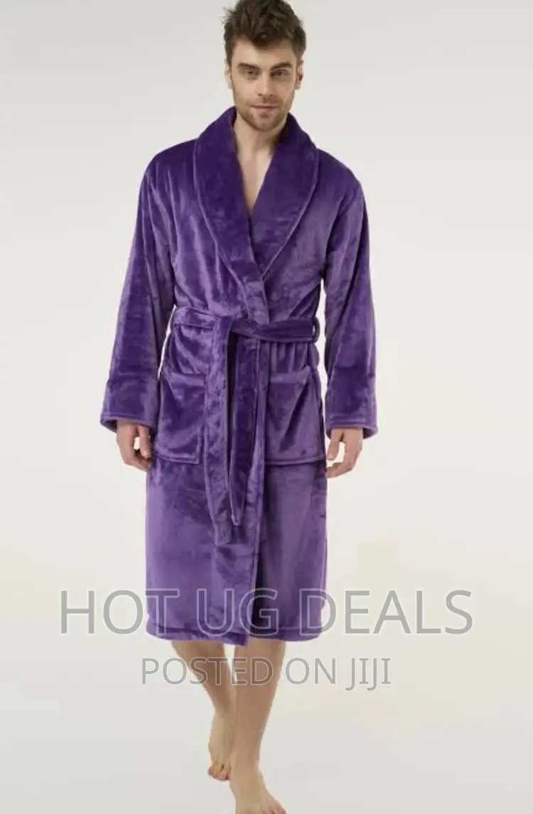 Unisex Cotton Bathrobe With Varying Designs