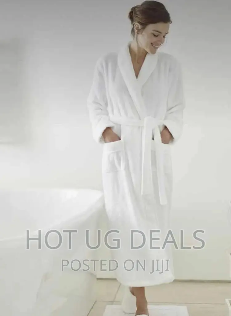 Unisex Cotton Bathrobe With Varying Designs
