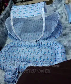 Photo - Foldable 3 Piece Baby Net With Cotton Pillow and Pad