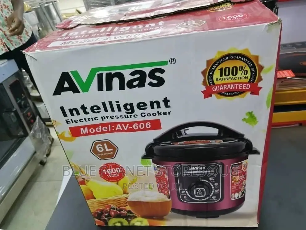 AVINAS 6.0litre Multicook Pressure Cooker // 1600w // AV-606