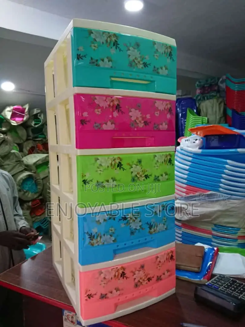Plastic Cabinet Drawer Trolley