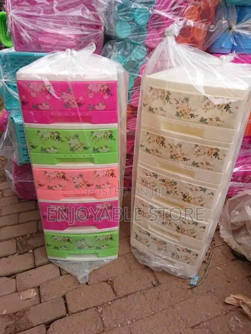 Plastic Cabinet Drawer Trolley