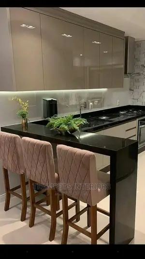 Kitchen Cabinets/ L Shape Kitchen Island