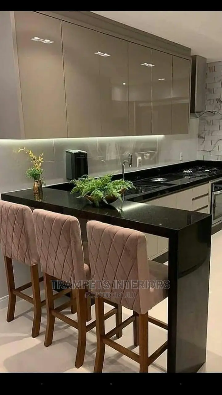 Kitchen Cabinets/ L Shape Kitchen Island