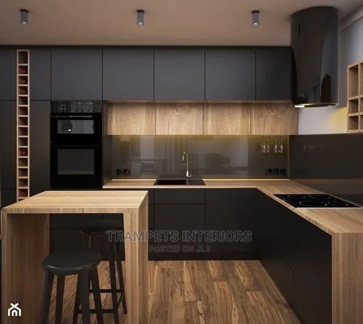 Kitchen Cabinets/ Dark Grey Kitchen Cabinets