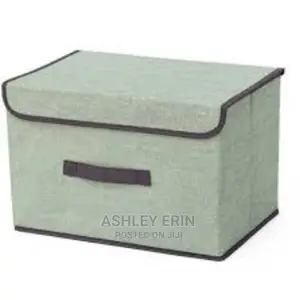 Photo - Fabric Foldable Cloth Storage Basket