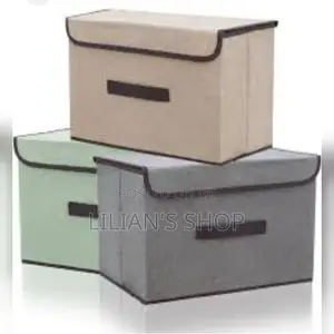 Fabric Foldable Cloth Storage Basket
