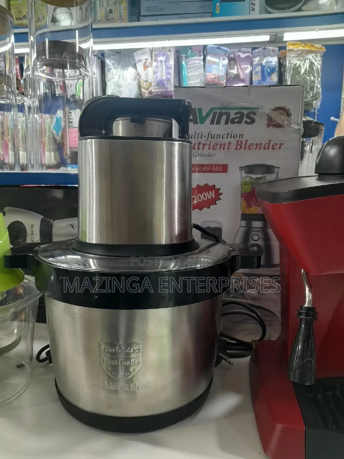 Mulfunction Electric Vegetable Chopper and Meat Grinder