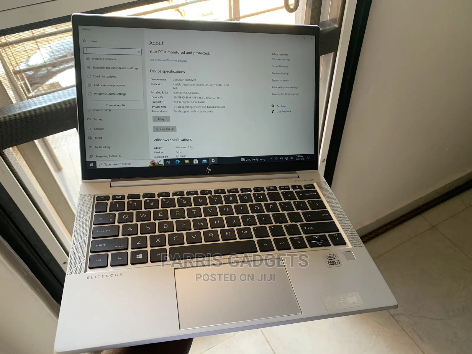 Laptop HP EliteBook 830 G7 16GB Intel Core I7 SSD 512GB
