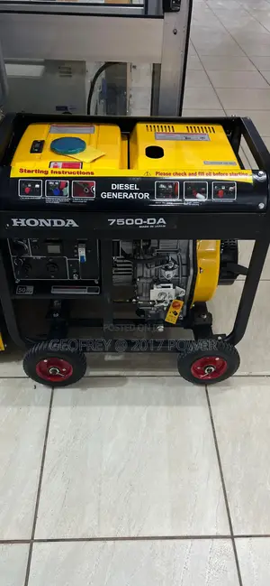 Honda Diesel Generator Key Start