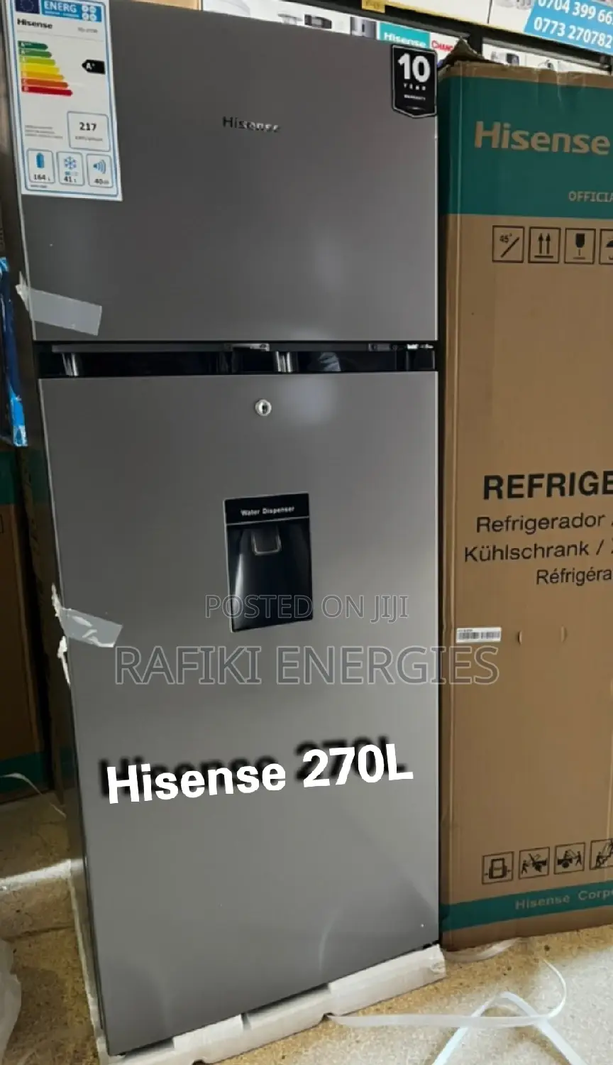 270L Hisense Fridge (With Dispenser)