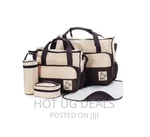 5PCS Diaper Bag Tote Set - Baby Bags for Mom -Black