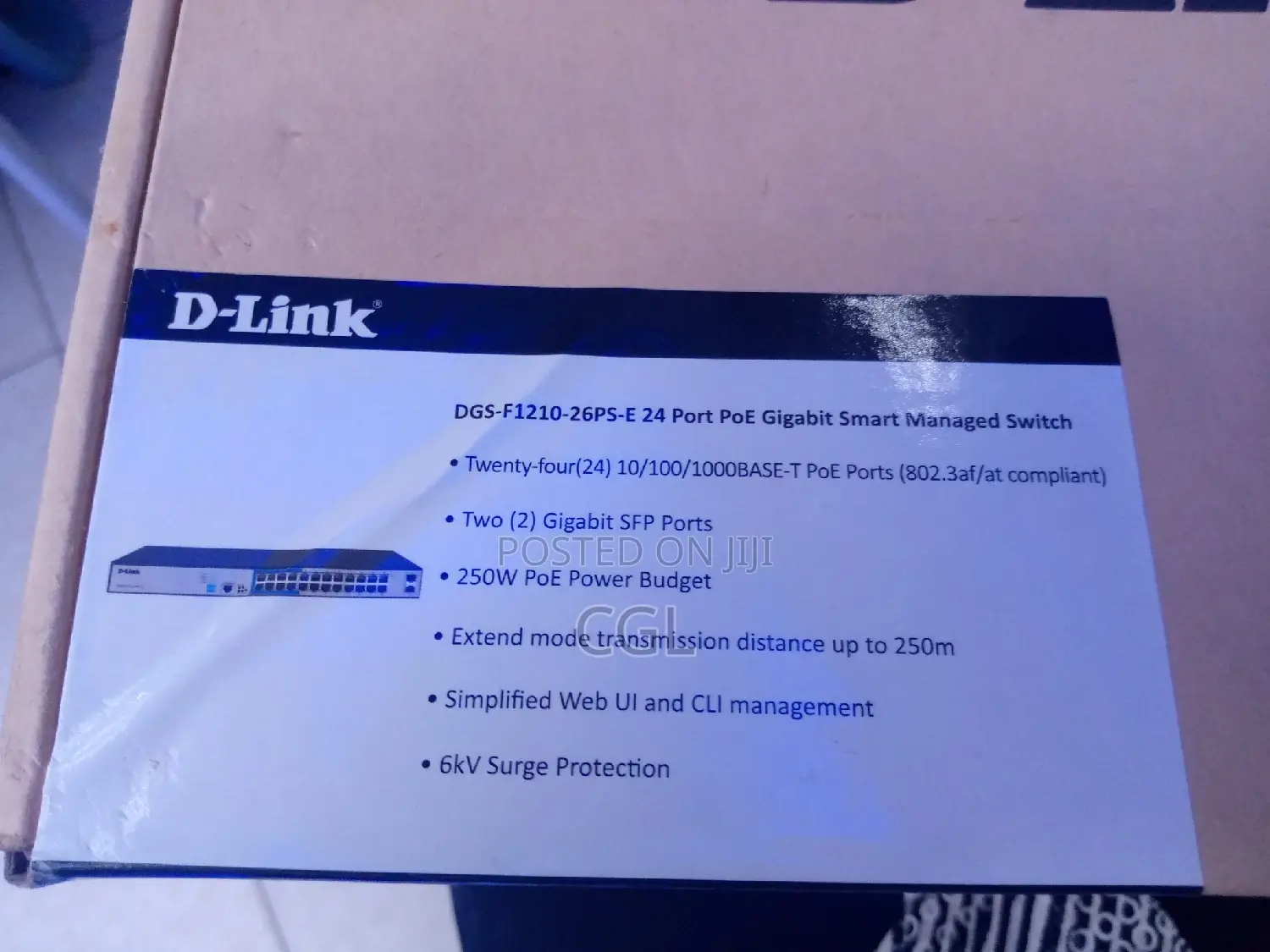 Dlink 24port Poe Smart Managed Gigabit Switch 24 Port Poe