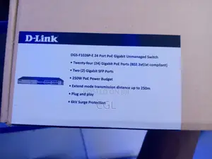 Photo - Dlink 24 Port Poe Unmanaged Gigabit Switch