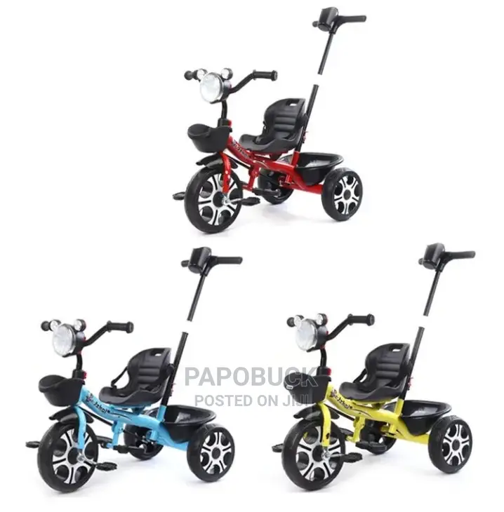 Kids Tricycle With Push Handle