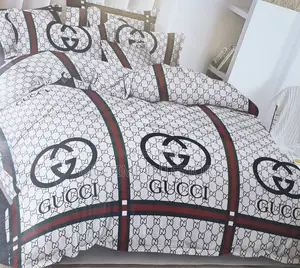 4pcs 6*6 Duvet Set With Label (GUCCI)