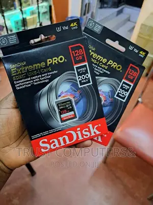 128gb Sd Card Extreme Pro 200mbps Sandisk