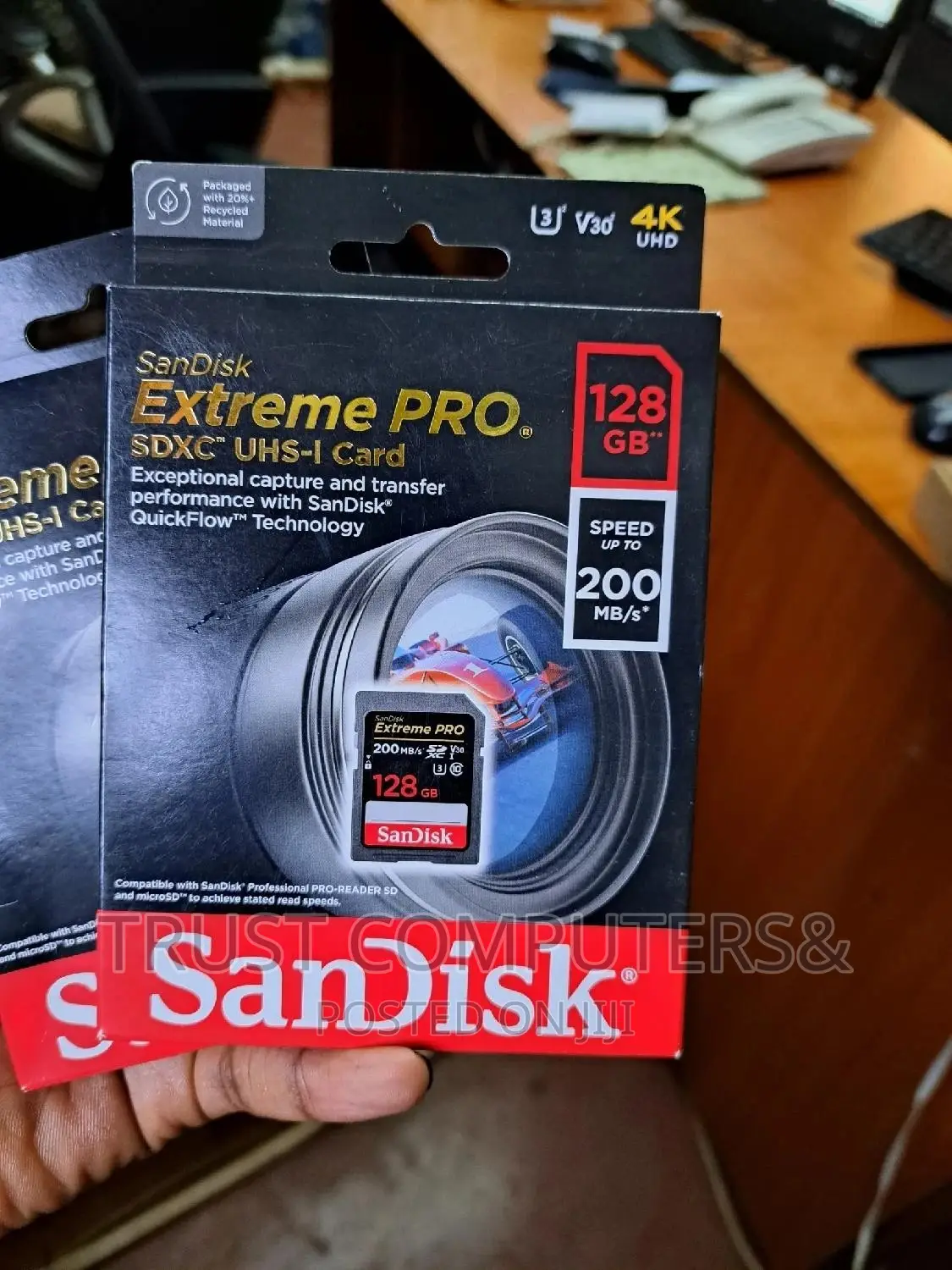 128gb Sd Card Extreme Pro 200mbps Sandisk