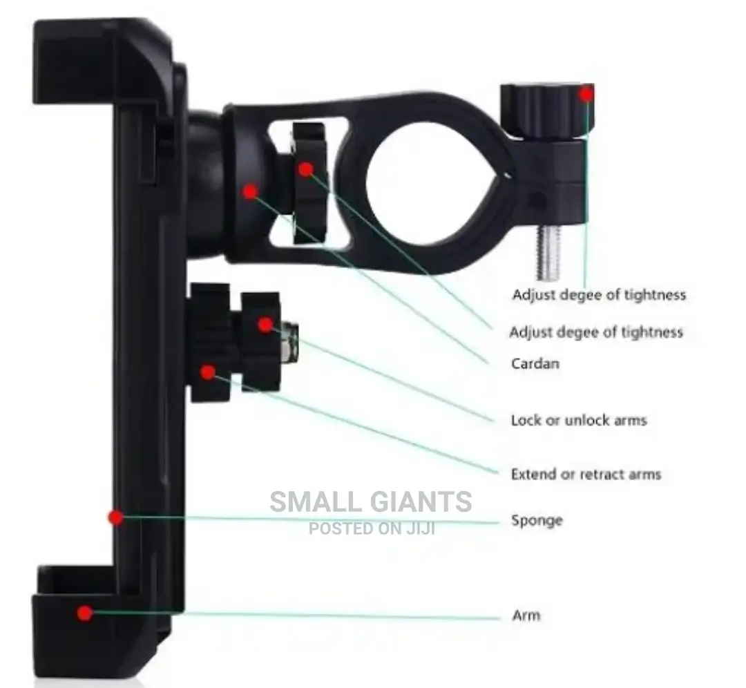 Universal Bicycle/Motor Bike Mobile Holder