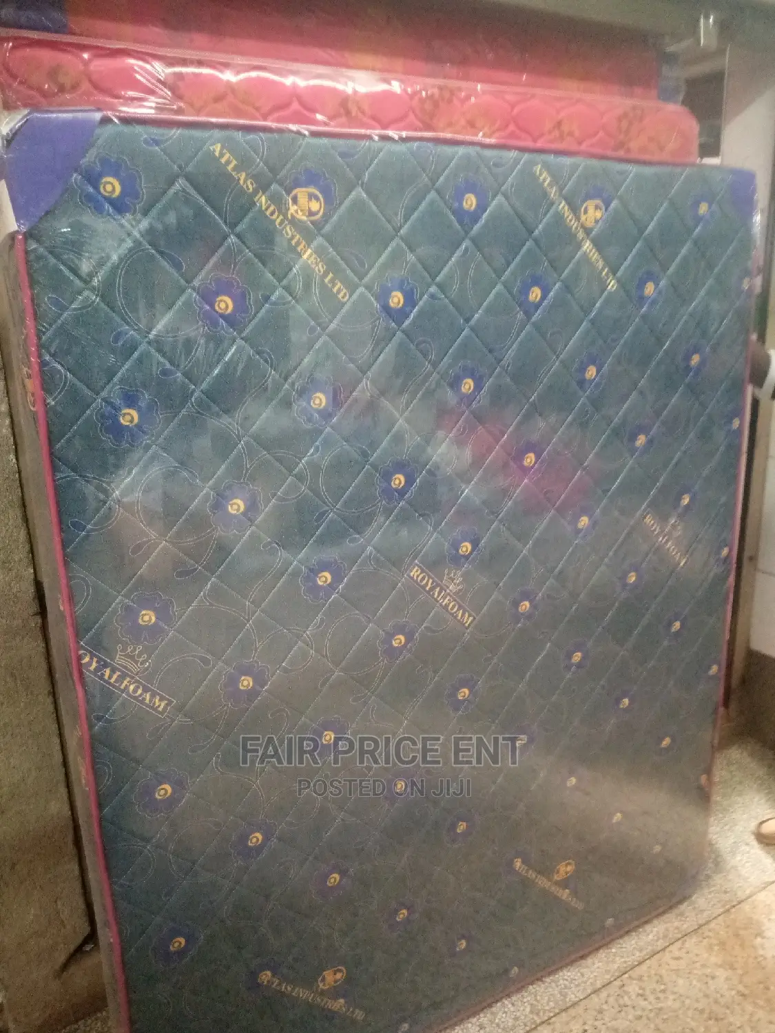 Royal Foam High Density.6x6x8inches.,( Blue)