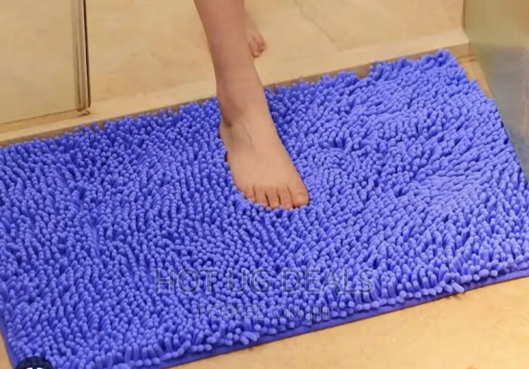 Shaggy Door Mat - Purple