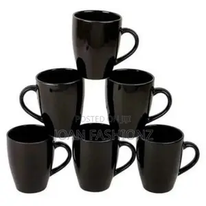 Luminarc 6pieces of Tea Cups Black