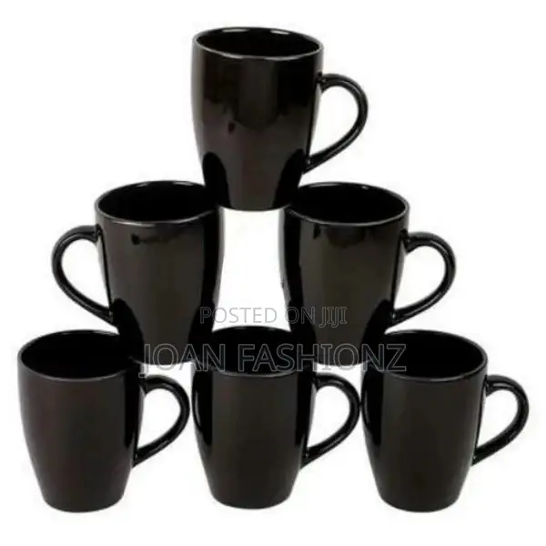 Luminarc 6pieces of Tea Cups Black