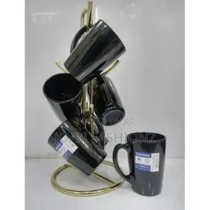 Luminarc 6pieces of Tea Cups Black