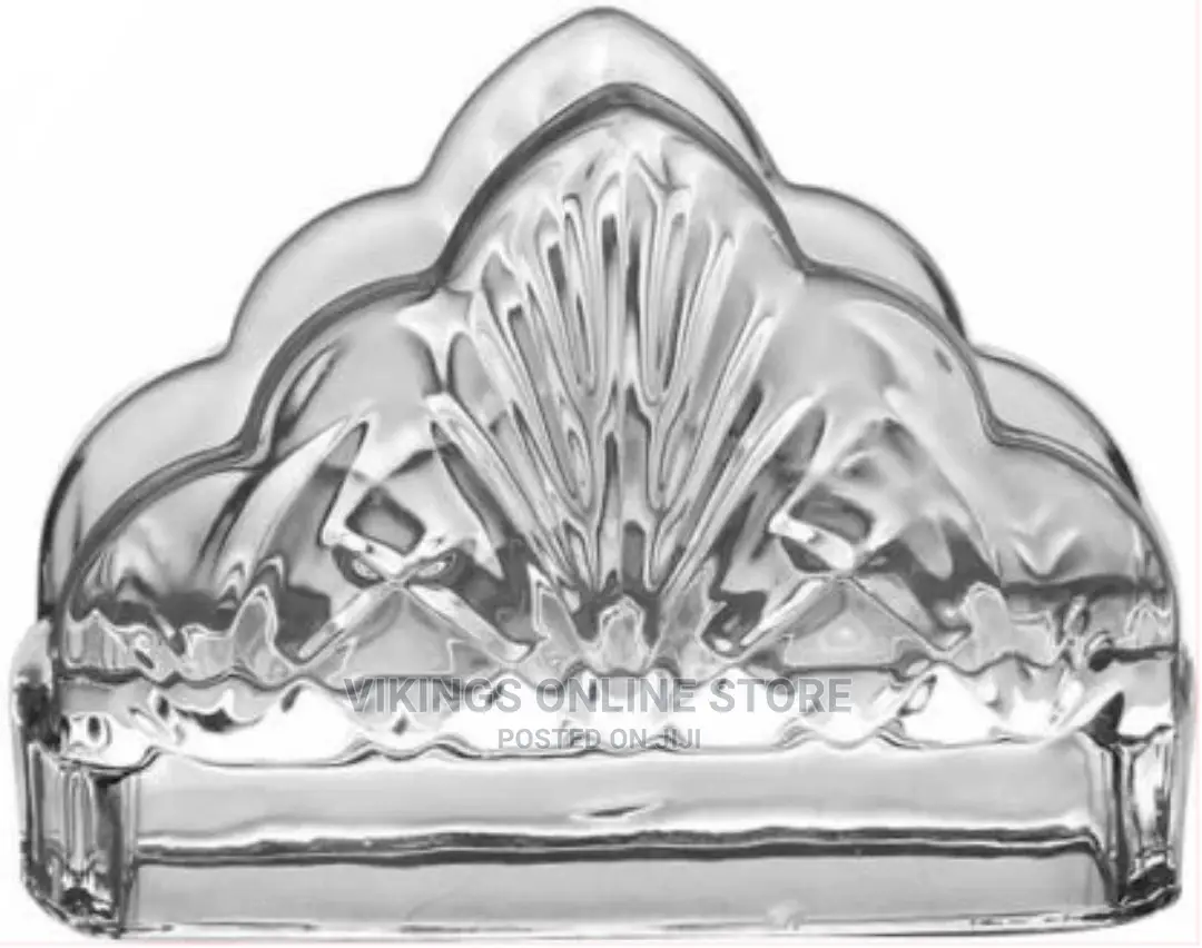 High-Quality Crystal Glass Saviet Napkin Holder-