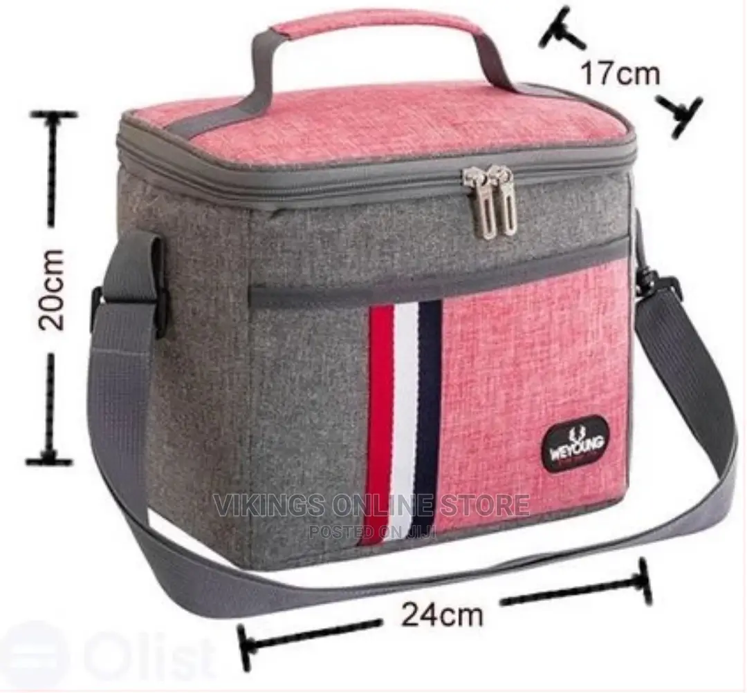 Compact Insulated Lunch Bag for Food Flask Containers