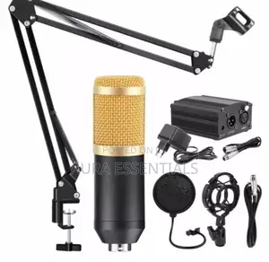 BM 800 Condenser Studio Microphone With V8s Soundcard Set