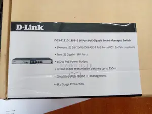 Photo - Dlink 16port Poe Gigabit Smart Managed Switch D Link 16 Port