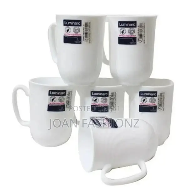 A Set of Luminarc Cups-White