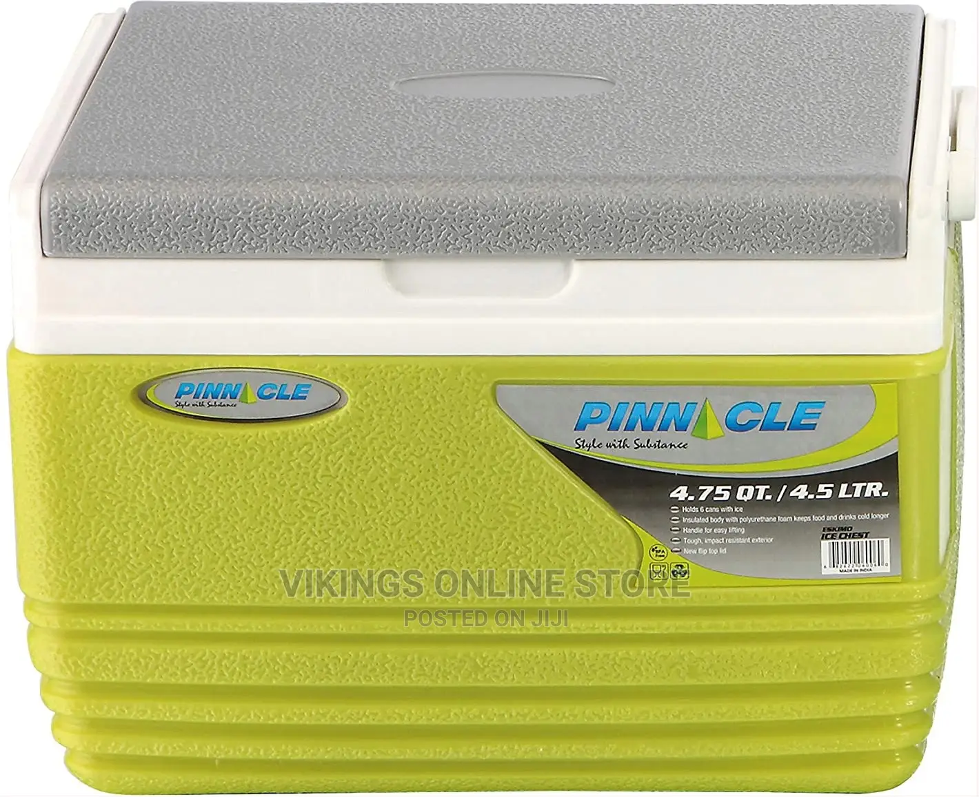 Blue Pinnacle Eskimo 4.75 Qt/4.5 L Ice Chiller Box.