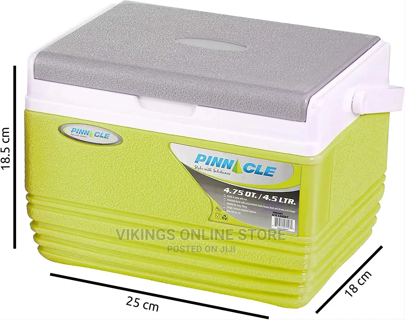 Blue Pinnacle Eskimo 4.75 Qt/4.5 L Ice Chiller Box.