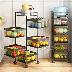 Rolling 4tier Kitchen Storage Rack.