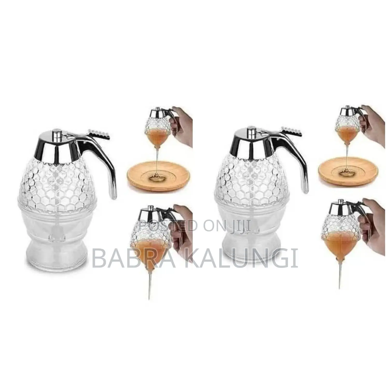 Glass Honey Dispenser