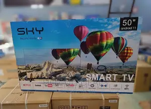 Photo - Sky 50 Inch Android Smart Digital Satelite LED TV – Black