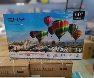 Sky 50 Inch Android Smart Digital Satelite LED TV – Black