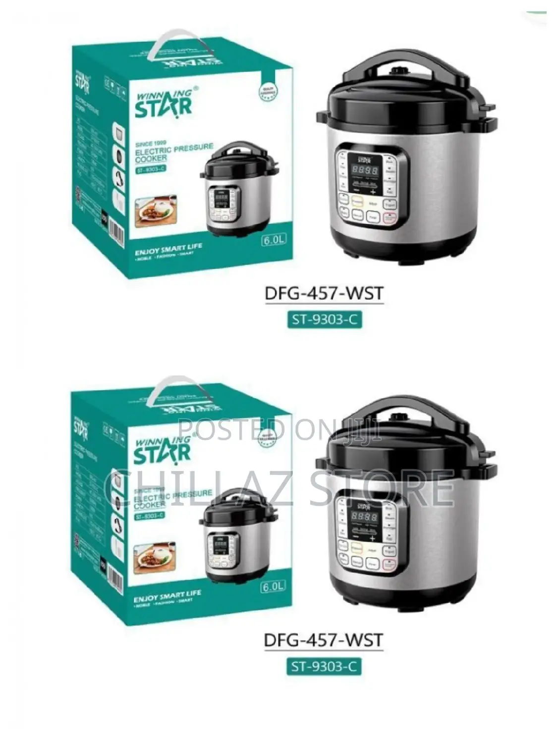 Winning Star Electric Pressure Cooker.