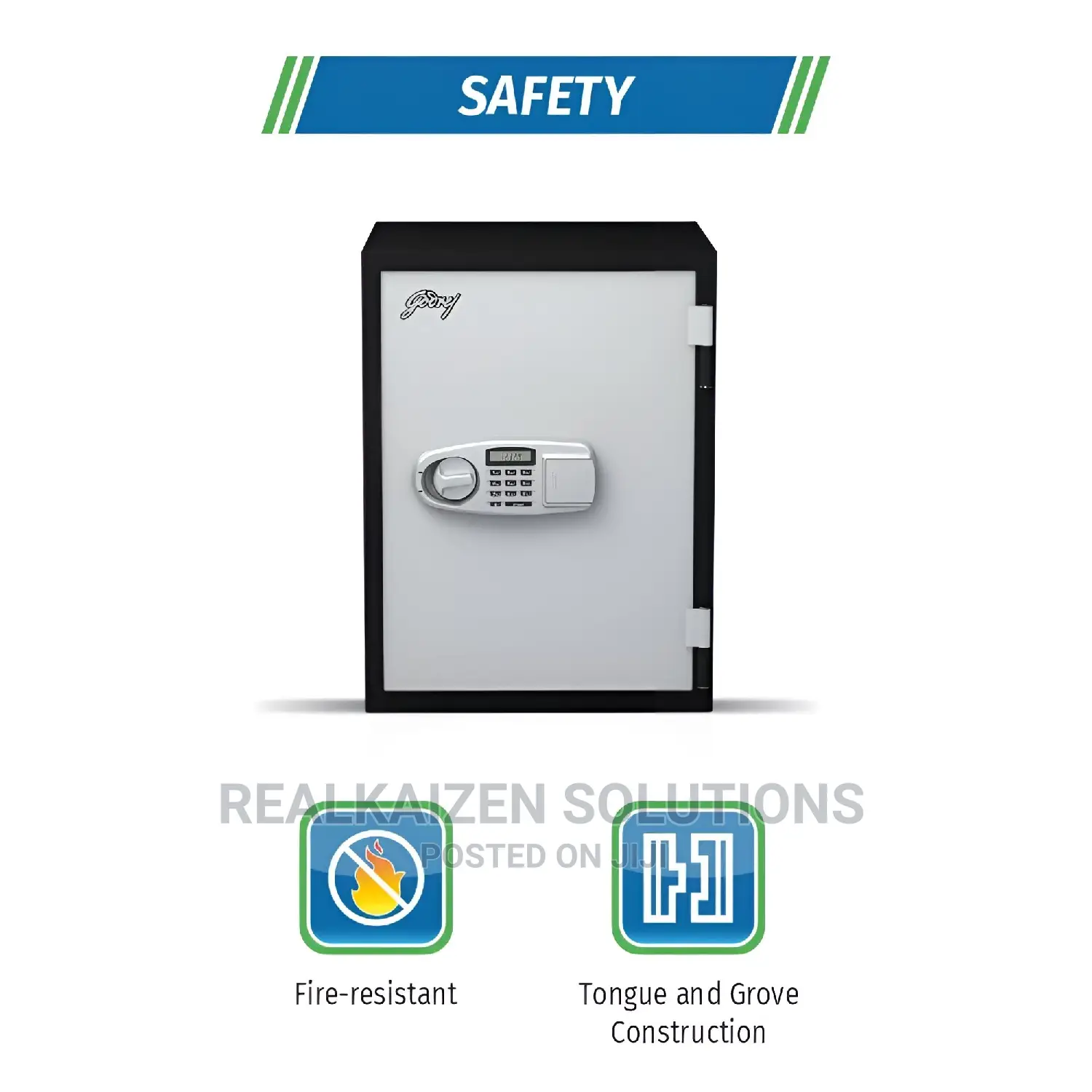 GODREJ Safire 30 V Fireproof Electronic Digital Safe 50kg