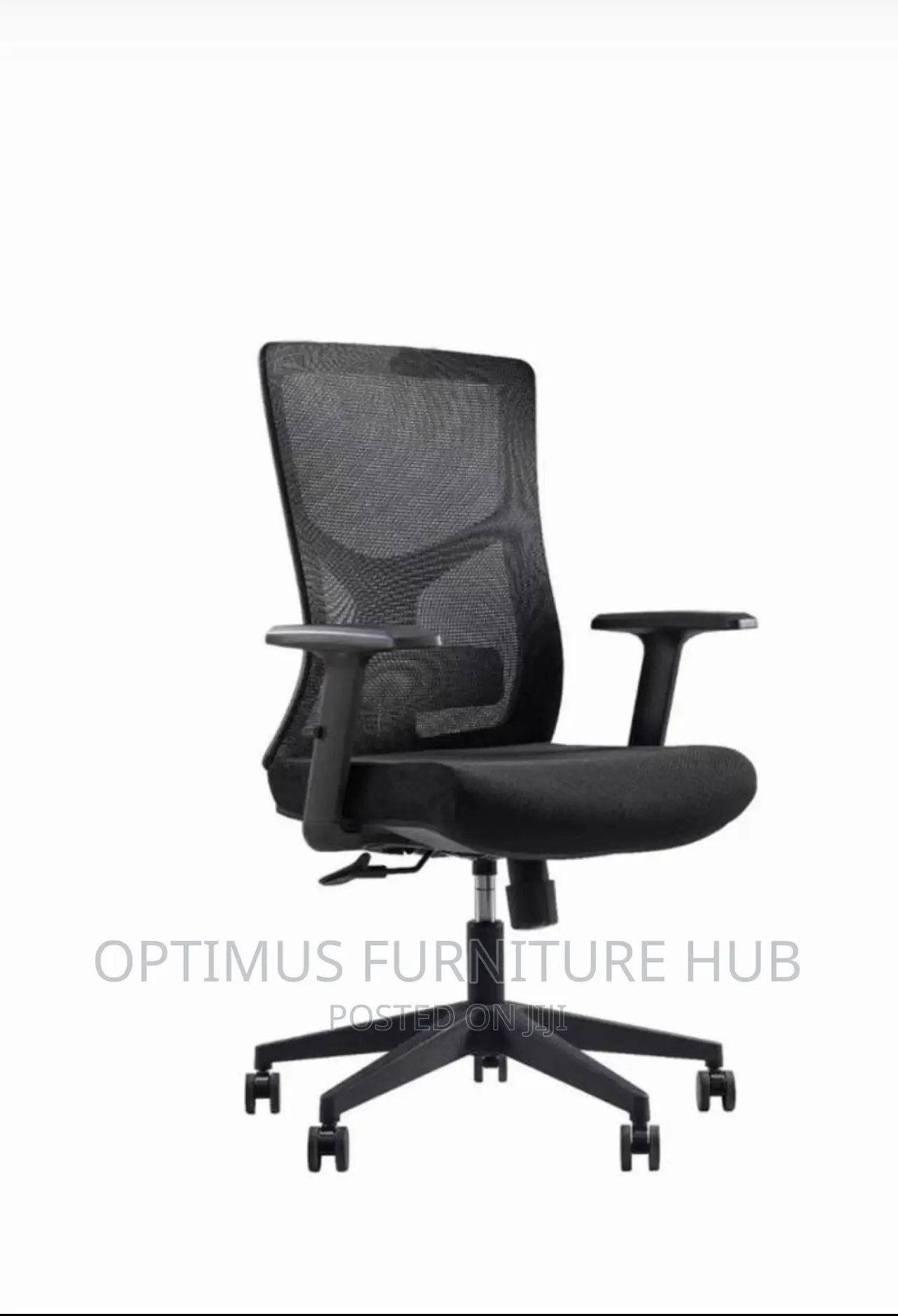 Black Office Chair (Swivel)